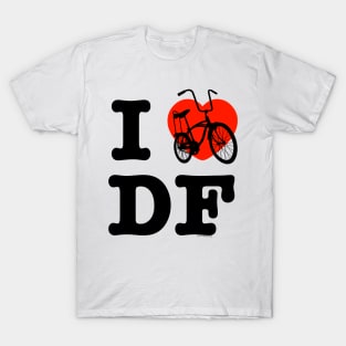 I Love Cycling DF 2 / Yo Amo andar en Bicicleta en el DF 2 / Chilango Pride / Orgullo Chilango Graphic T-Shirt